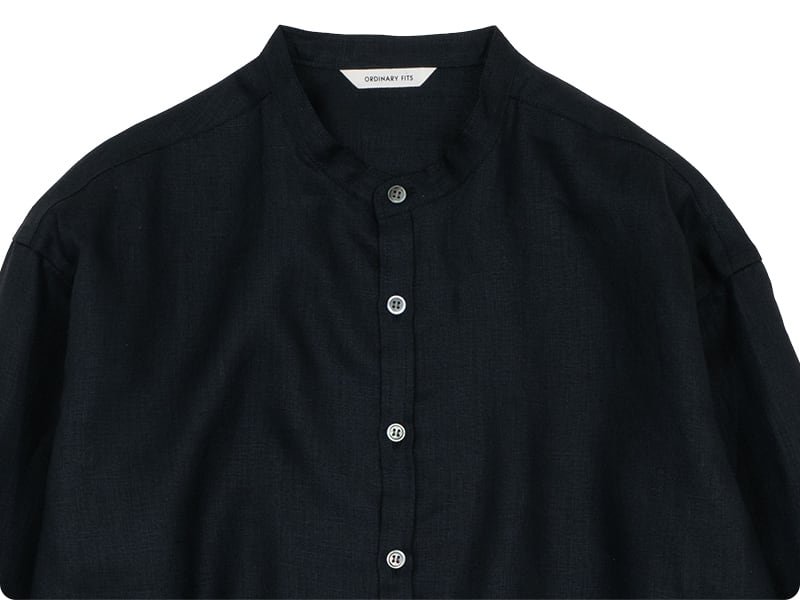 ordinary fits LINEN STAND SHIRTS